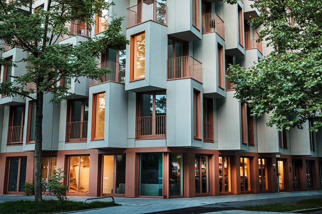 Van B, München: een markant daklandschap in aluminium