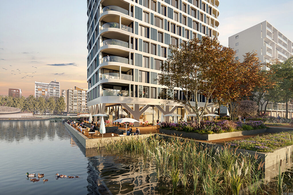 Berninitoren krijgt dynamische gevel en wint prijs van Meest Markante Vastgoedproject 2