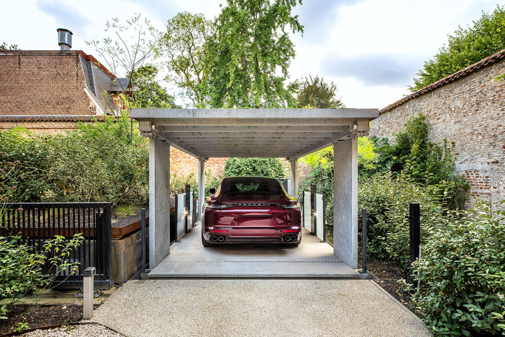 Slim ruimtegebruik: zes parkeerplaatsen onder de binnenplaats 3