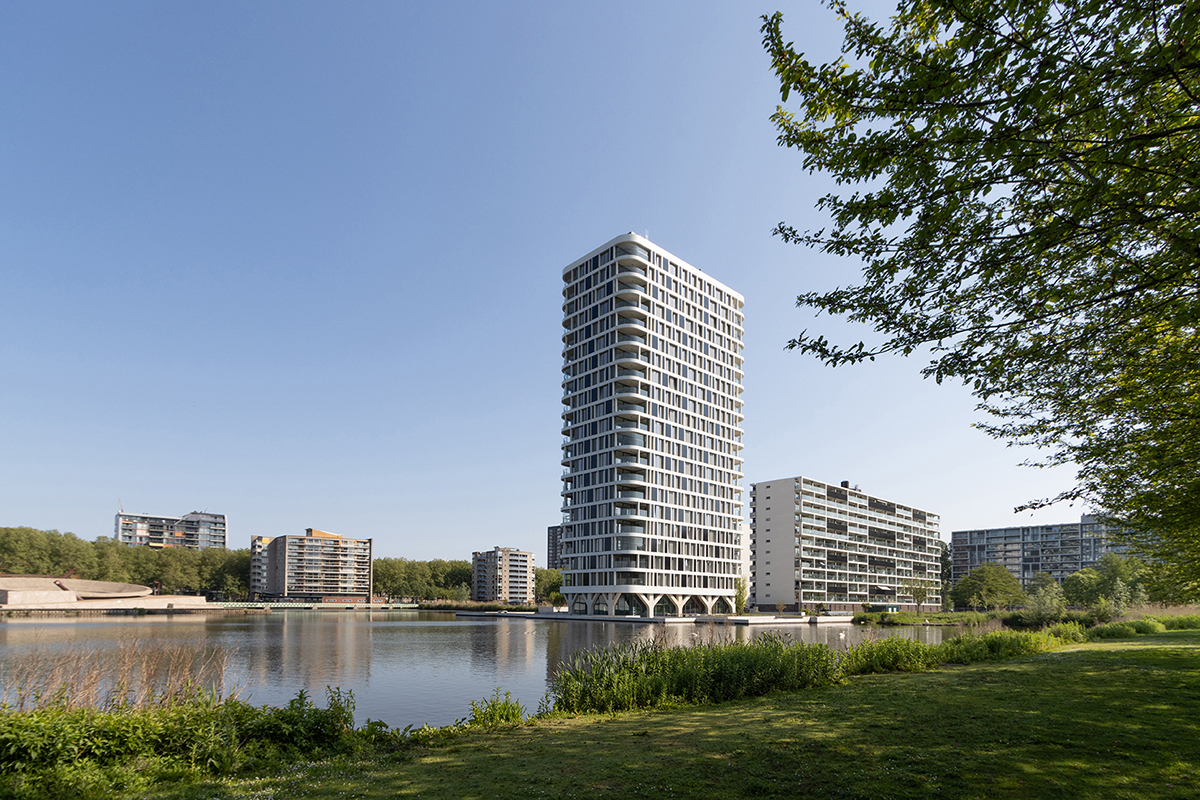 Bernini Rotterdam: Aluminium maatwerk voor dynamische woontoren 1