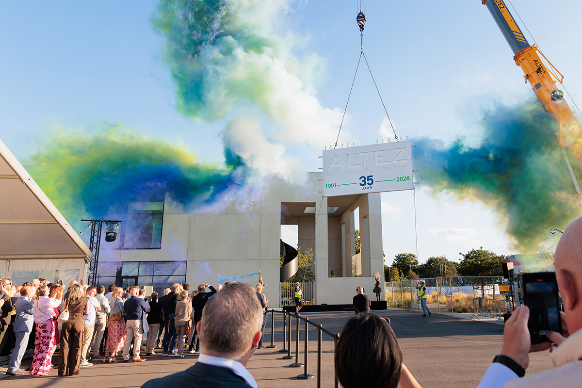 Nieuw kantoor van Altez Construction Group in Oudsbergen officieel geopend 2