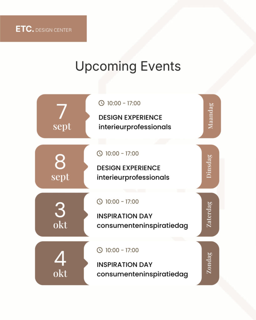 Coretec® nodigt architecten en interieurstylisten uit op de ETC. Design Experience 2